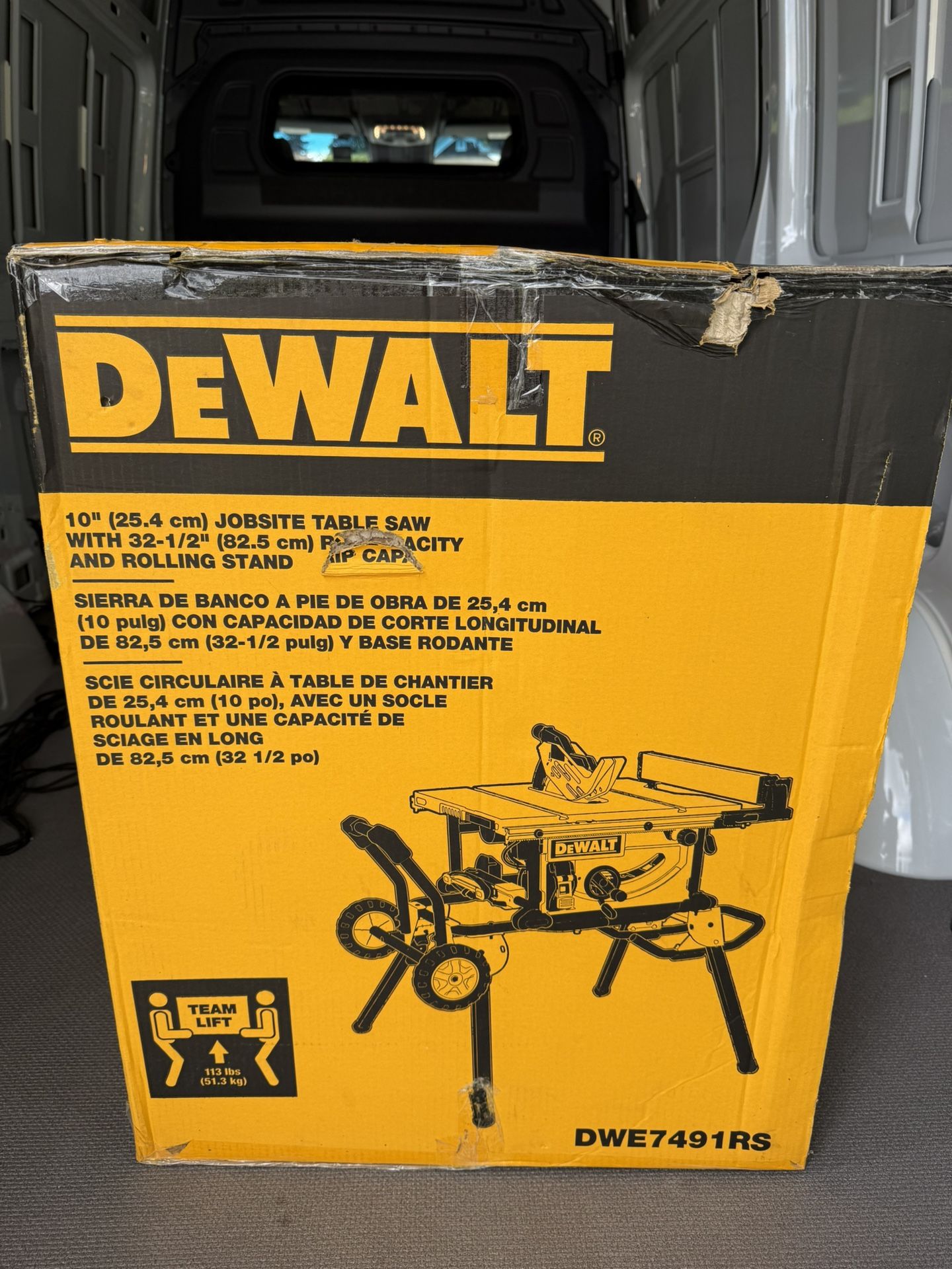 Brand New Dewalt Table Saw Model DWE7491RS For Sale Better Than Milwaukee And Makita Saw