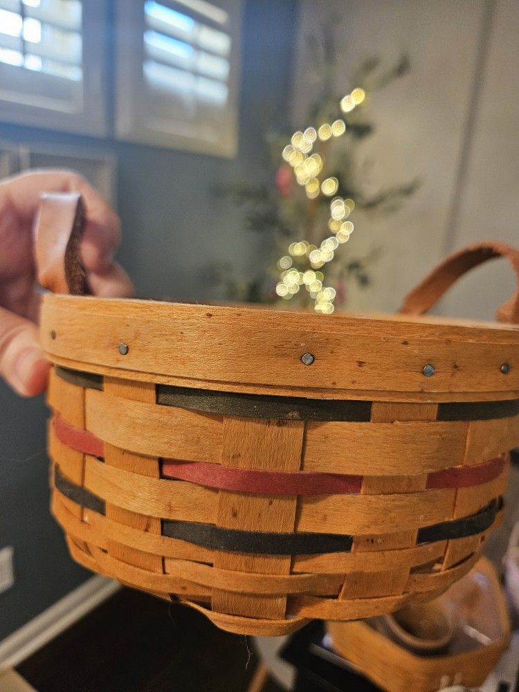 Longaberger Heartland Button Basket