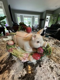 Fitz & Floyd Pig Tureen