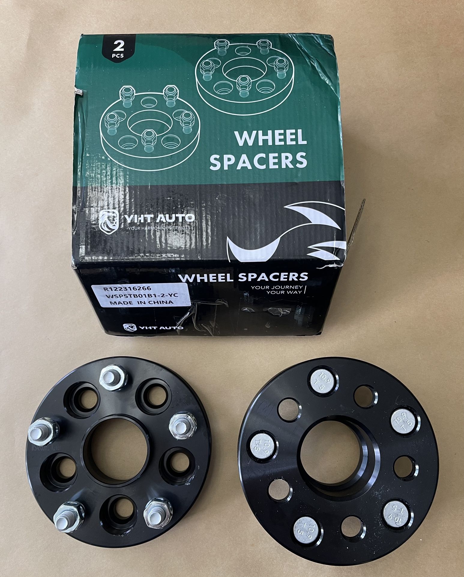 SAAB, Scion, Suburu Wheel Adapters 5x100 to 5x4.5-56.1HC-12x1.25-1" (2pcs)