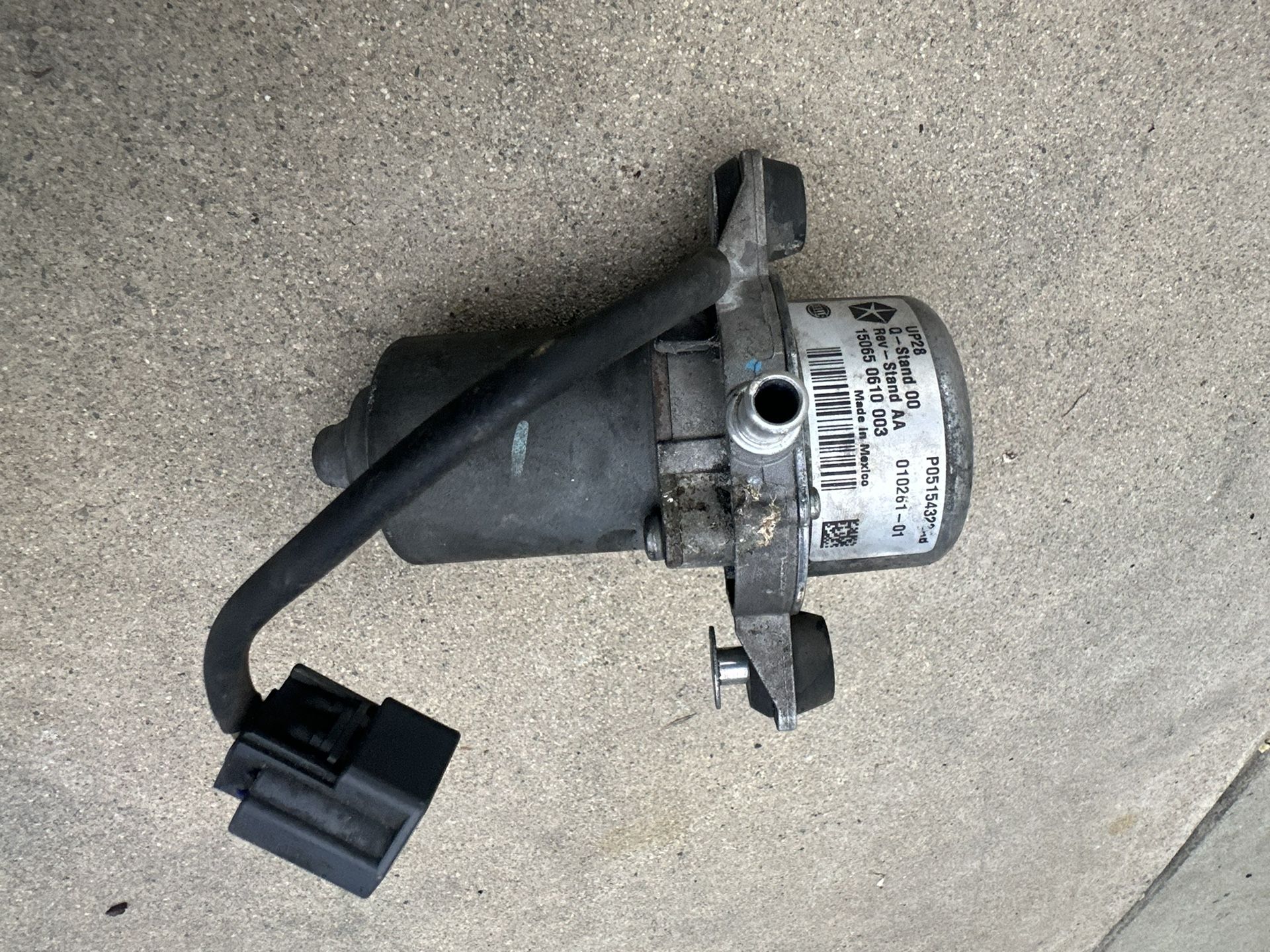 3.6 V6 Electric Vacuum Pump (Jeep, Chrysler, Dodge, Ram)