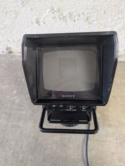 Sony Small CRT Video Monitor with Hood