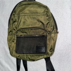 Steve Madden Navy Green & Black Backpack Durable Nylon Daypack