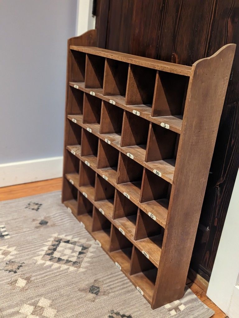 Pottery Barn Numbered Cubby Shelf