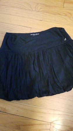 old navy black cotton skirt