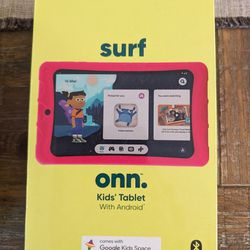 Surf Kids Tablet, New! Unopened Box, Comes In Red or Blue
