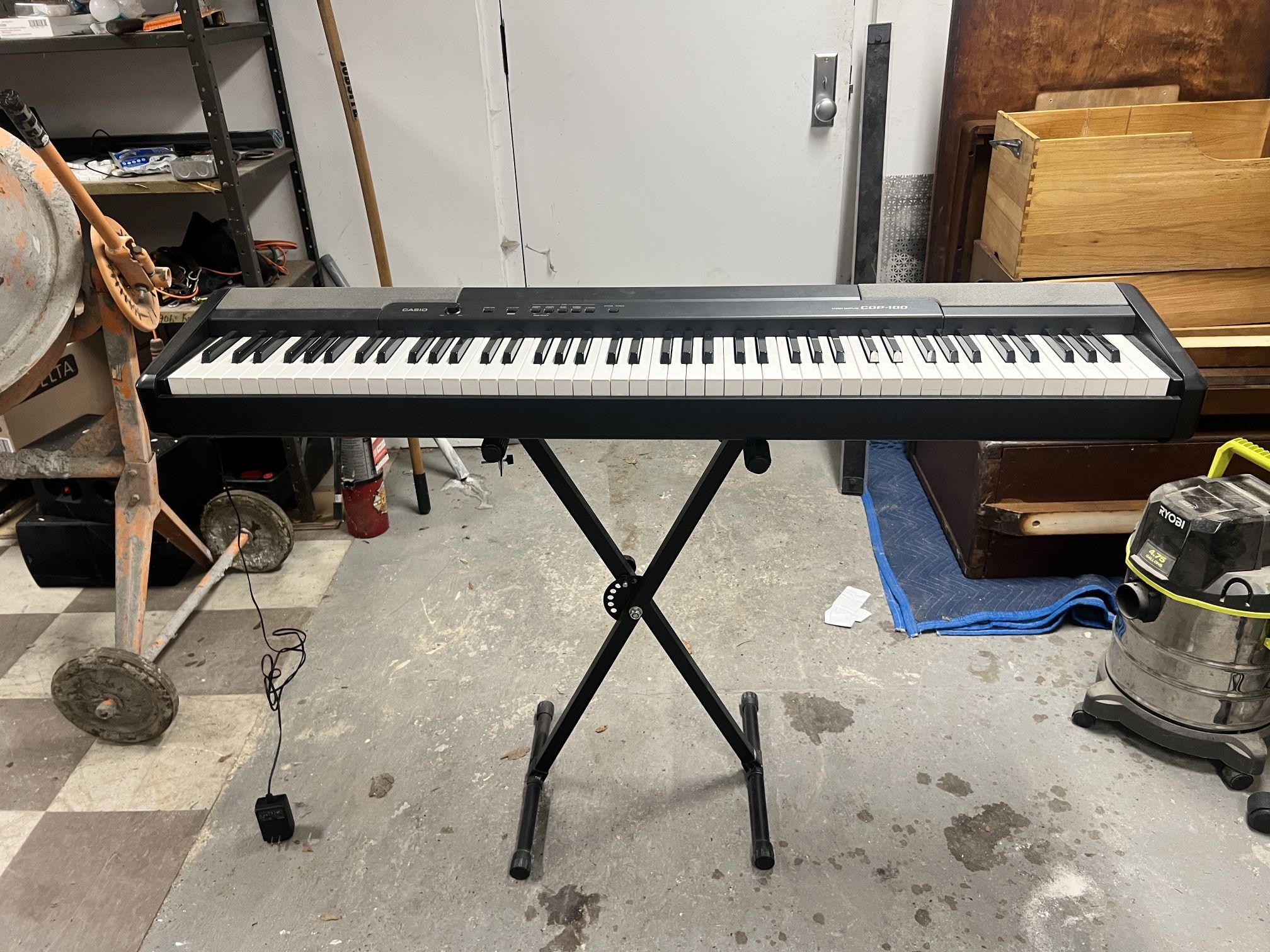 Casio CDP-100 Keyboard With Case And Stand