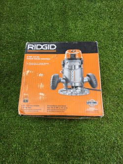 RIDGID 2 HP 1/2 In. Fixed Base Router