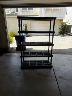 5-Tier Plastic Storage Shelving Unit