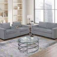 New Corduroy Couch And Love Seat Set / Free Delivery 