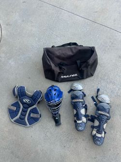 Catchers gear and bag
