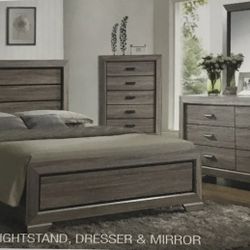 Brand New King Size Bedroom Set$799.financing Available No Credit Needed 