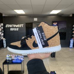 Nike Sb Dunk High Cork Size 9.5 Available In Store!