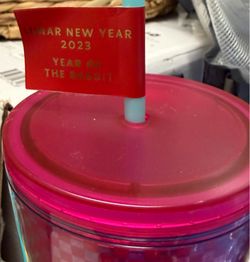 2023 new year rabbit Starbucks tumbler