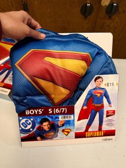 Halloween costume Superman boys size small, medium and large