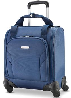 Samsonite Under Seat, Carry-On Spinner With Usb Port Ocean Blue