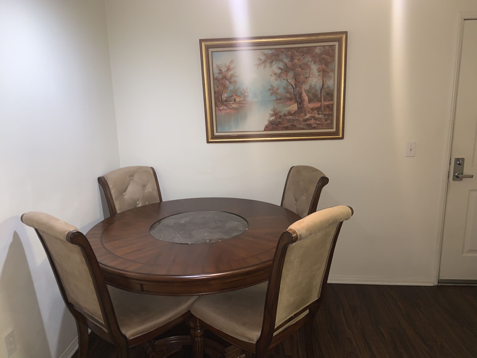 Dining Table With Four Chairs