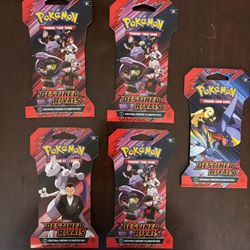 Destined Rivals Sleeves Boosters Pokemon New 