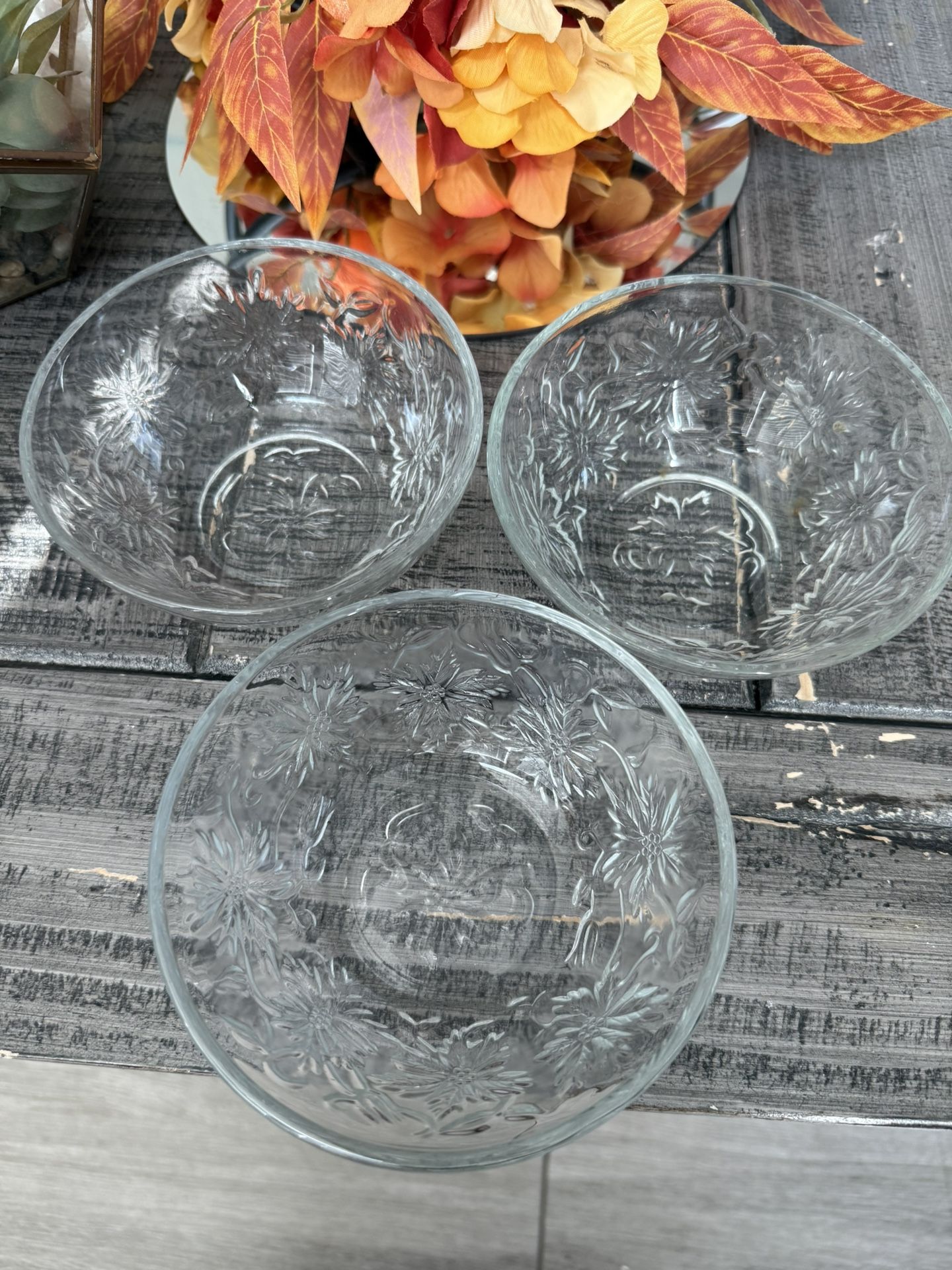 3 Princess House Small Bowls 3