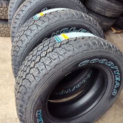 265/65R17 Set 4 New Goodyear Tires No Wheels 