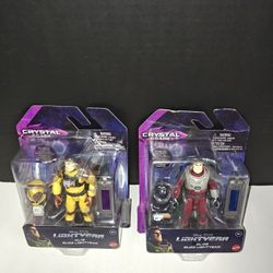Disney Pixar Lightyear Crystal Grade XL-12 & XL-09 Buzz Lightyear Figure 5" NEW