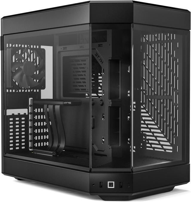 HYTE Y60 Modern Aesthetic Dual Chamber Panoramic Tempered Glass Mid-Tower ATX Computer Gaming Case