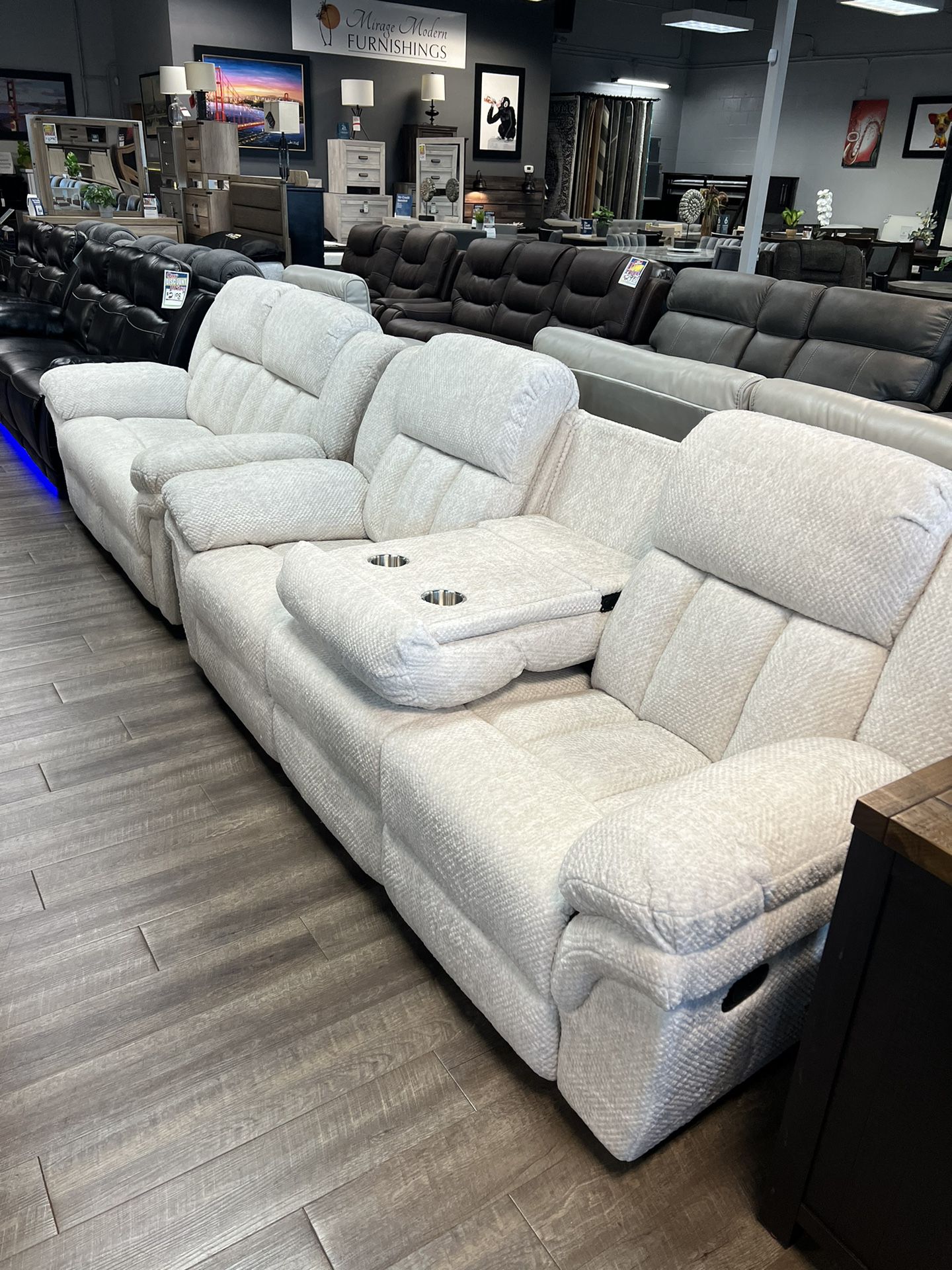 2-piece Reclining Sofa And Loveseat 