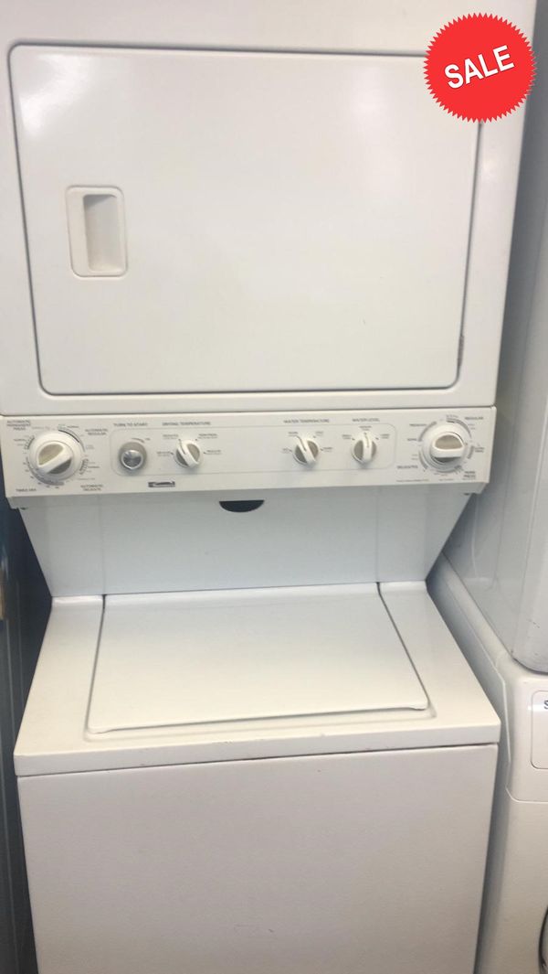 Stackable Washer Gas Dryer Set Kenmore 27in wide 1360 for Sale in