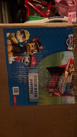 Paw patrol desk