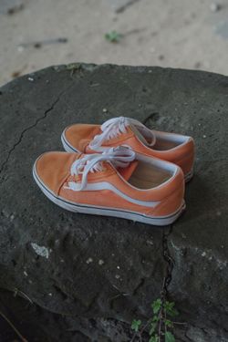 Vans I told you not to call me old school skate melon orange unisex sneakers