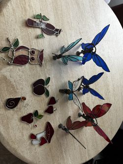 Antique’s Iron Lady’s Angel with Glass Wings And More 