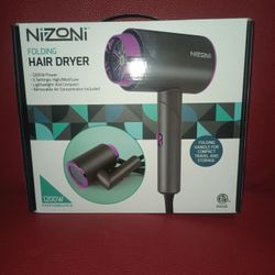 NIZONI - Folding HAIR DRYER