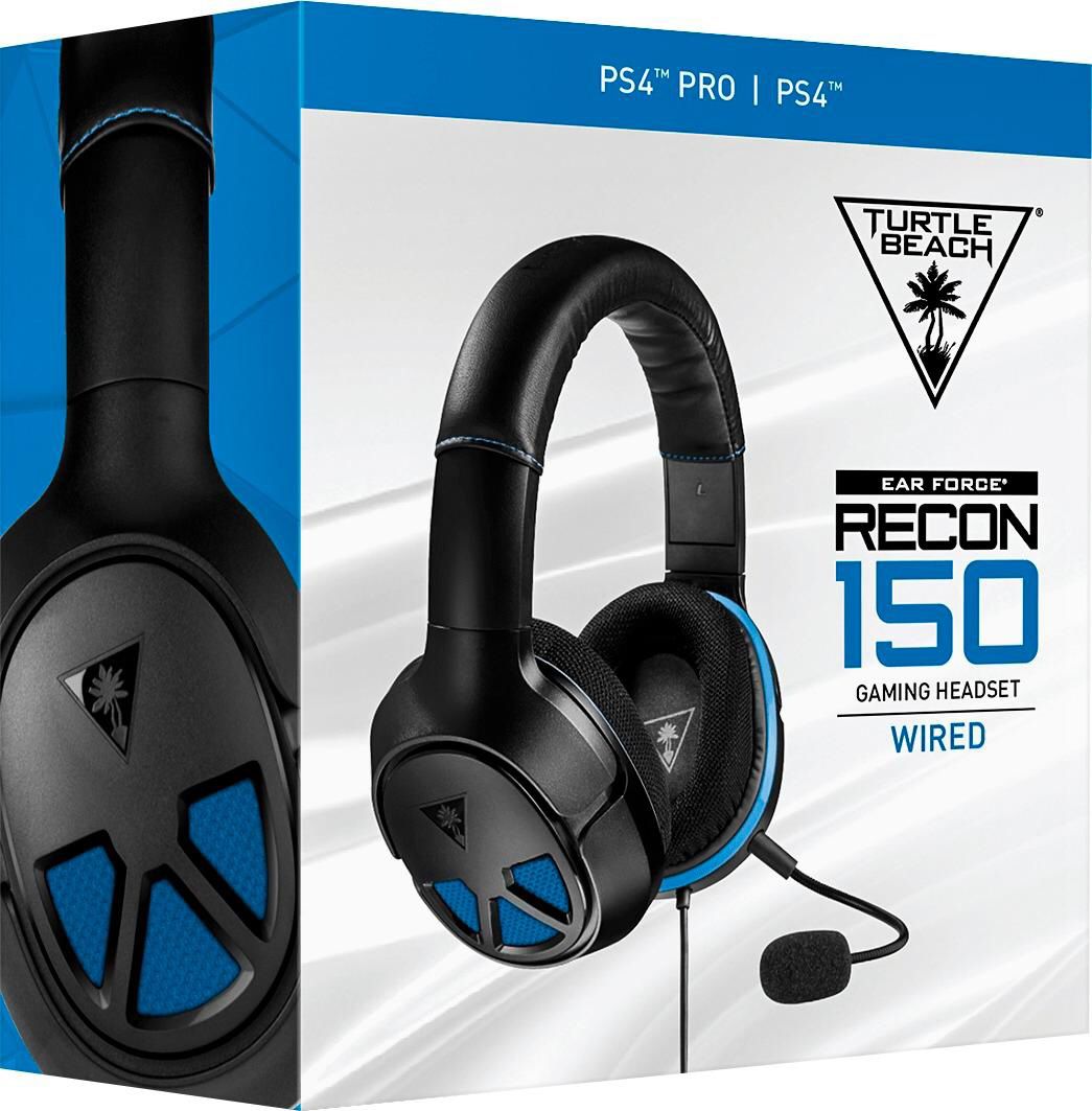 Turtle Beach Recon 150 Wired Gaming Headset for PS4 | TBS-3320-01 | Black / Blue