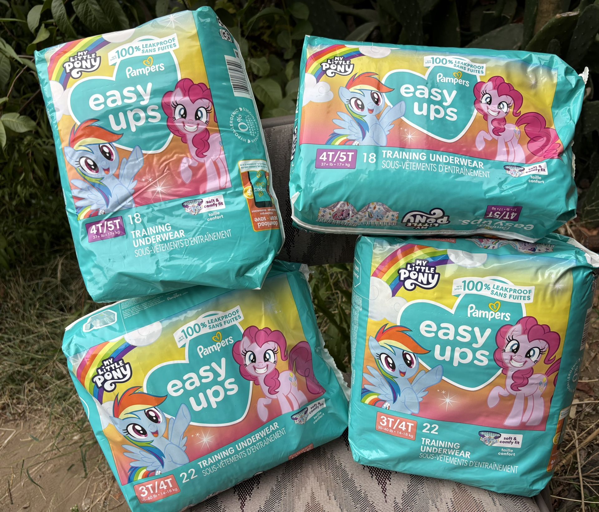 Pampers easy ups 3T/4T And 4T/5T