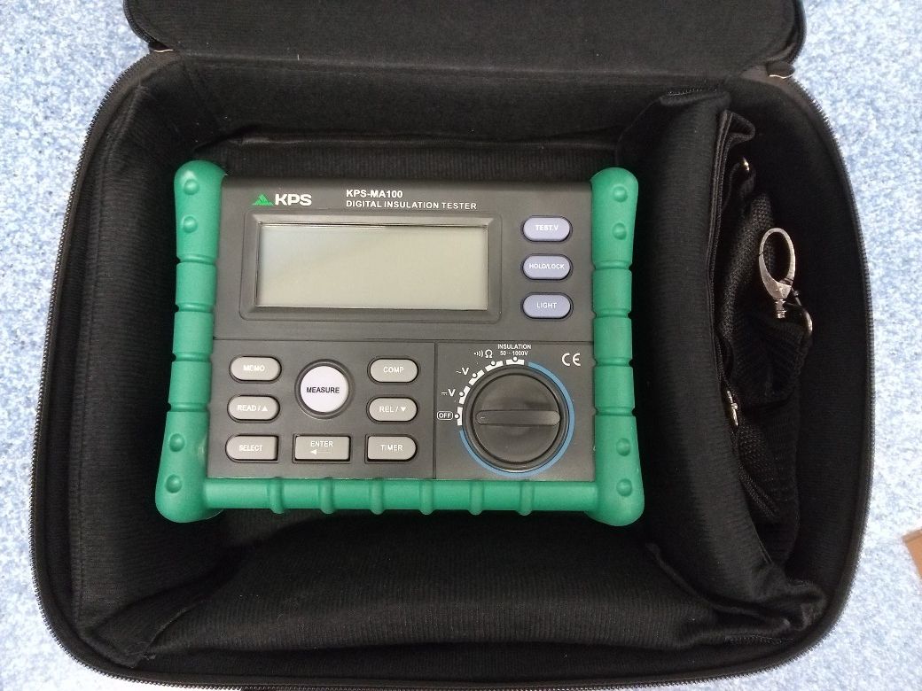 The KPS MA100 digital insulation Tester