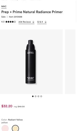 MAC Pre-primer Original Price Is ¥46