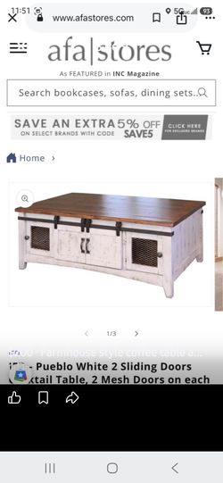 RUSTIC COFFE TABLE FARMHOUSE