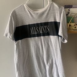All Saints Pinstripe T-shirt