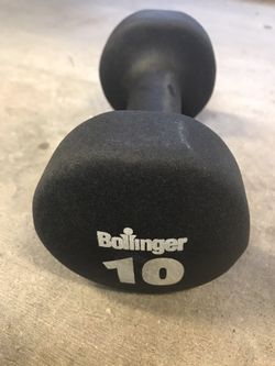 10 pound dumbbell