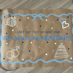 Bridesmaid Proposal Poster