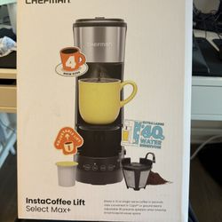 Brand New Unopened Chefman InstaCoffee Lift Select Max+