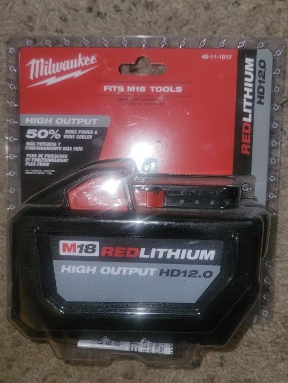 Milwaukee Bttery 12 Amp