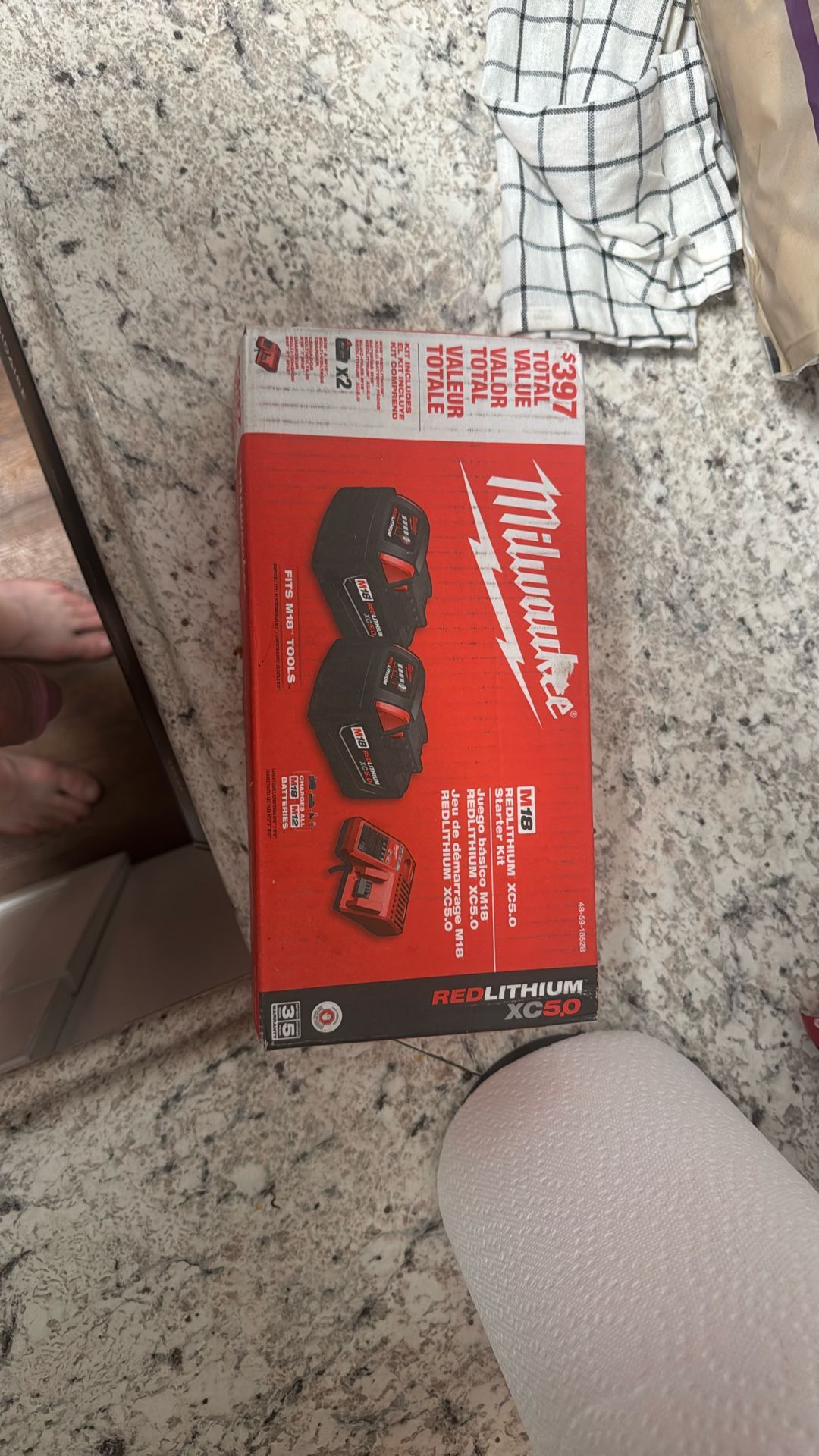 Milwaukee M18 Batteries And Charger