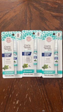 GuruNanda Basics Pro Formula Whitening Gel Pen 3-Pack