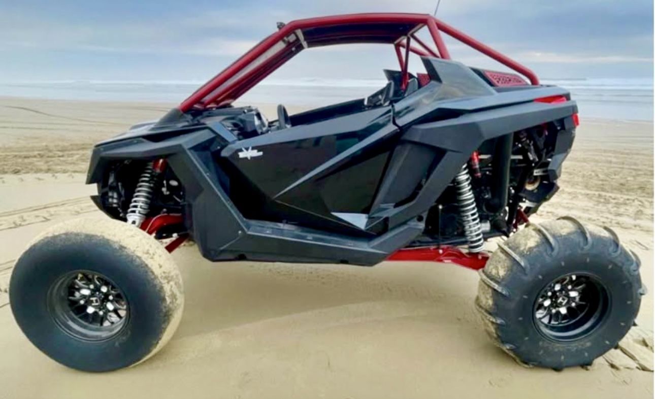 Pair Of Side By Side Wheels And Tires. OBO