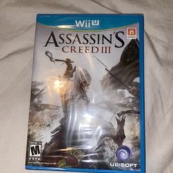 Assassin's Creed III (Nintendo Wii U, 2012) Brand New Factory Sealed Y-Folds