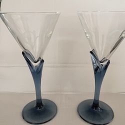 Two Courvoisier Cognac Glasses