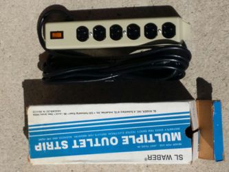 Waber Heavy Duty 15a Power Tap, New