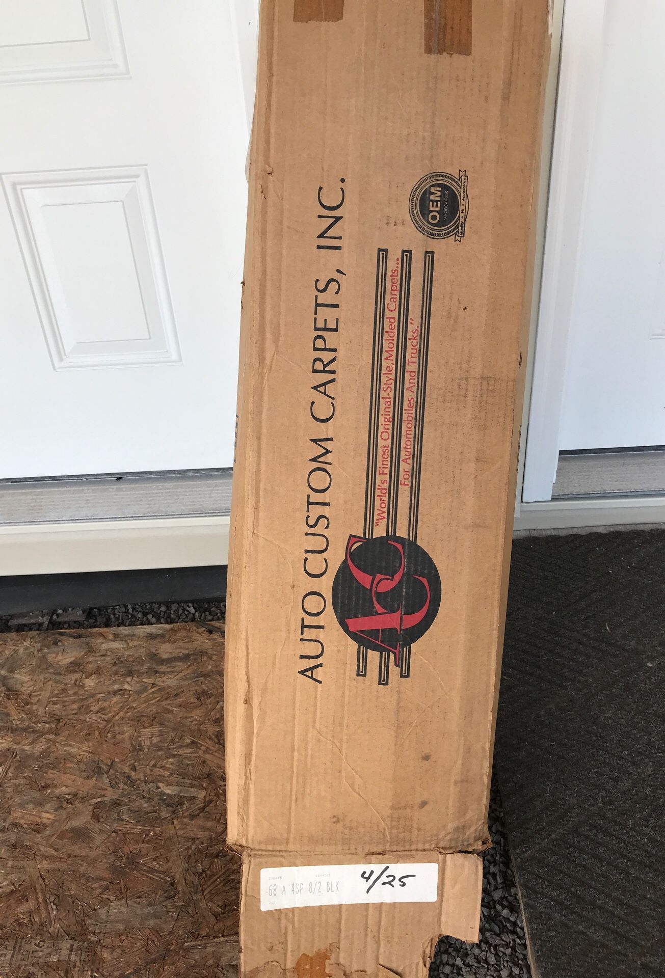 Auto custom carpets/Fits 68-72 GM Black