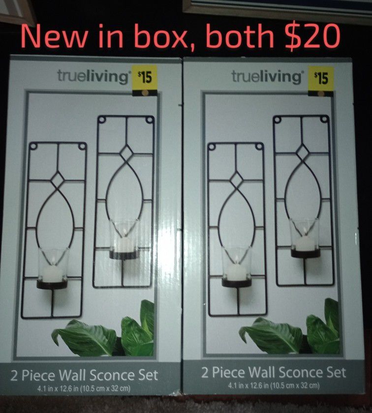 2,Brand New Boxes With Wall Decor